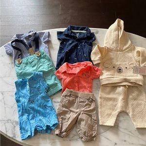 Newborn baby boy outfits lot #3